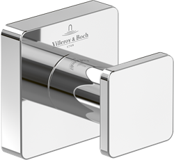 VILLEROY & BOCH ELEMENTS STRIKING HANDDOEKHAAK 45 X 44 X 45 MM CHROME TVA15201100061
