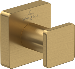 VILLEROY & BOCH ELEMENTS STRIKING HANDDOEKHAAK 45 X 44 X 45 MM BRUSHED GOLD TVA15201100076