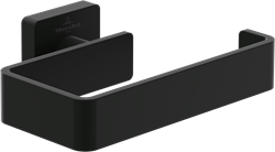 VILLEROY & BOCH ELEMENTS STRIKING TOILETROLHOUDER ZONDER DEKSEL 135 X 93 X 45 MM MATT BLACK TVA152014000K5