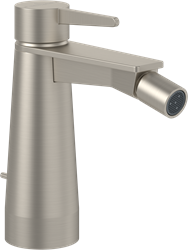 VILLEROY & BOCH WELLNESS CONUM 1-GREEPS BIDETKRAAN BRUSHED NICKEL MATT TVB12700100064