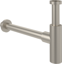 VILLEROY & BOCH WELLNESS UNIVERSAL TAPS & FITTINGS SIFON WANDMONTAGE ROND BRUSHED NICKEL MATT TVC00000400064