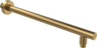 VILLEROY & BOCH UNIVERSAL SHOWERS REGENDOUCHE-ARM,VOOR WANDMONTAGE ROND BRUSHED GOLD TVC00045351076