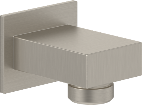 VILLEROY & BOCH UNIVERSAL SHOWERS WANDAANSLUITBOCHT,VOOR WANDMONTAGE HOEKIG BRUSHED NICKEL MATT TVC00045700064