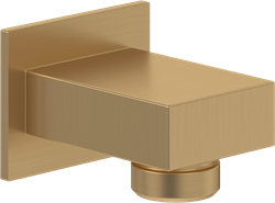VILLEROY & BOCH UNIVERSAL SHOWERS WANDAANSLUITBOCHT,VOOR WANDMONTAGE HOEKIG BRUSHED GOLD TVC00045700076