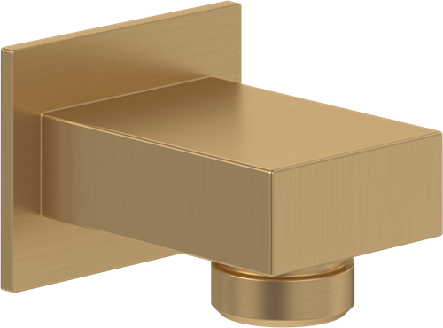 VILLEROY & BOCH UNIVERSAL SHOWERS WANDAANSLUITBOCHT,VOOR WANDMONTAGE HOEKIG BRUSHED GOLD TVC00045700076