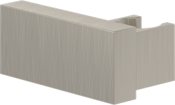 VILLEROY & BOCH UNIVERSAL SHOWERS HANDDOUCHEHOUDER VOOR WANDMONTAGE HOEKIG BRUSHED NICKEL MATT TVC00045900064