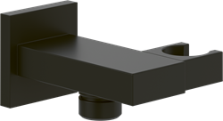 VILLEROY & BOCH UNIVERSAL SHOWERS HANDDOUCHEHOUDER VOOR WANDMONTAGE HOEKIG MATT BLACK TVC000463000K5