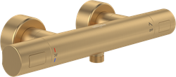 VILLEROY & BOCH UNIVERSAL TAPS & FITTINGS DOUCHETHERMOSTAAT ,VOOR DOUCHE ROND BRUSHED GOLD  TVS00001700076