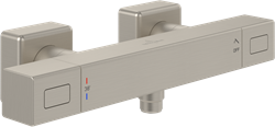 VILLEROY & BOCH UNIVERSAL TAPS & FITTINGS DOUCHETHERMOSTAAT ,VOOR DOUCHE HOEKIG BRUSHED NICKEL MATT TVS00001800064
