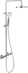 VILLEROY & BOCH UNIVERSAL SHOWERS DOUCHESYSTEEM MET DRIE FUNCTIES VOOR WANDMONTAGE CHROME TVS10900200061