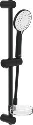 VILLEROY & BOCH WELLNESS UNIVERSAL SHOWERS GLIJSTANGSET MET DRIE FUNCTIES VOOR WANDMONTAGE MATT BLACK TVS109004000K5