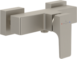 VILLEROY & BOCH ARCHITECTURA SQUARE EENGREEPS DOUCHEKRAAN BRUSHED NICKEL MATT TVS12500100064