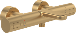 VILLEROY & BOCH UNIVERSAL TAPS & FITTINGS BADTHERMOSTAAT,VOOR BAD ROND BRUSHED GOLD TVT00000100076