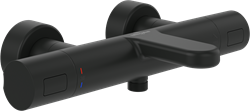 VILLEROY & BOCH UNIVERSAL TAPS & FITTINGS BADTHERMOSTAAT,VOOR BAD ROND MATT BLACK TVT000001000K5
