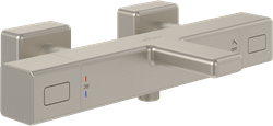VILLEROY & BOCH UNIVERSAL TAPS & FITTINGS BADTHERMOSTAAT,VOOR BAD HOEKIG BRUSHED NICKEL MATT TVT00000200064