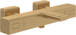 VILLEROY & BOCH UNIVERSAL TAPS & FITTINGS BADTHERMOSTAAT,VOOR BAD HOEKIG BRUSHED GOLD TVT00000200076