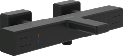 VILLEROY & BOCH UNIVERSAL TAPS & FITTINGS BADTHERMOSTAAT,VOOR BAD HOEKIG MATT BLACK TVT000002000K5