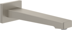 VILLEROY & BOCH ARCHITECTURA SQUARE BADUITLOOP VOOR WANDMONTAGE BRUSHED NICKEL MATT TVT12500200064