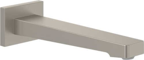 VILLEROY & BOCH ARCHITECTURA SQUARE BADUITLOOP VOOR WANDMONTAGE BRUSHED NICKEL MATT TVT12500200064