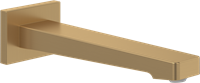 VILLEROY & BOCH ARCHITECTURA SQUARE BADUITLOOP VOOR WANDMONTAGE BRUSHED GOLD TVT12500200076
