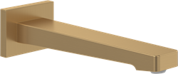 VILLEROY & BOCH ARCHITECTURA SQUARE BADUITLOOP VOOR WANDMONTAGE BRUSHED GOLD TVT12500200076