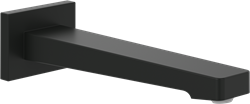 VILLEROY & BOCH ARCHITECTURA SQUARE BADUITLOOP VOOR WANDMONTAGE MATT BLACK TVT125002000K5