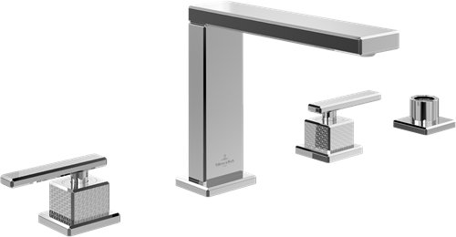 VILLEROY & BOCH METTLACH VIERGATS BANDRANDKRAAN CHROME TVT12600200061