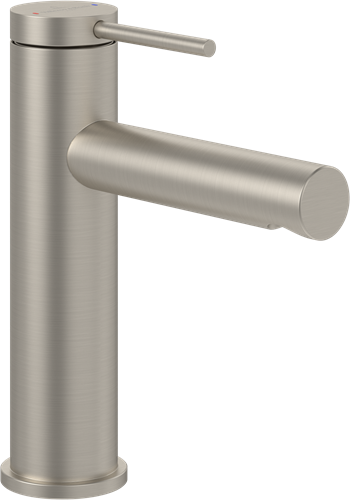 VILLEROY & BOCH LOOP & FRIENDS EENGREEPS WASTAFELKRAAN ZONDER PUSH-OPEN AFVOERGARNITUUR BRUSHED NICKEL MATT TVW10610315364