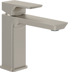VILLEROY & BOCH SUBWAY 3.0 EENGREEPS WASTAFELKRAAN ZONDER PUSH-OPEN AFVOERGARNITUUR BRUSHED NICKEL MATT TVW11200300064
