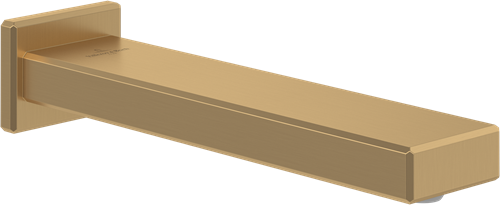 VILLEROY & BOCH METTLACH BADUITLOOP VOOR WANDMONTAGE BRUSHED GOLD TVW12600500076