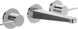 VILLEROY & BOCH CONUM DRIEGATS WASTAFELKRAAN ZONDER PUSH-OPEN AFVOERGARNITUUR CHROME TVW12700200061