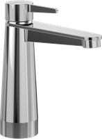 VILLEROY & BOCH CONUM EENGREEPS WASTAFELKRAAN ZONDER PUSH-OPEN AFVOERGARNITUUR CHROME TVW12700300161