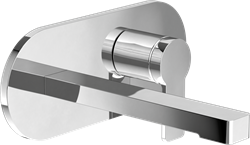 VILLEROY & BOCH ARCHITECTURA EENGREEPS WASTAFELKRAAN MET PUSH-OPEN AFVOERGARNITUUR CHROME TVW10311211061