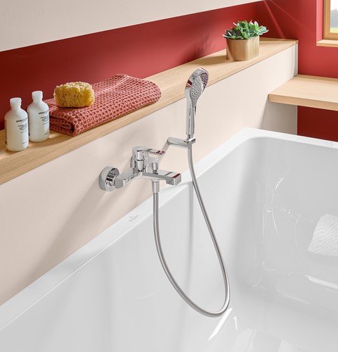 VILLEROY & BOCH ARCHITECTURA EENGREEPS BADKRAAN CHROME TVT10300200061-2