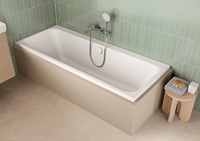 VILLEROY & BOCH ARCHITECTURA EENGREEPS BADKRAAN CHROME TVT10300200061-3