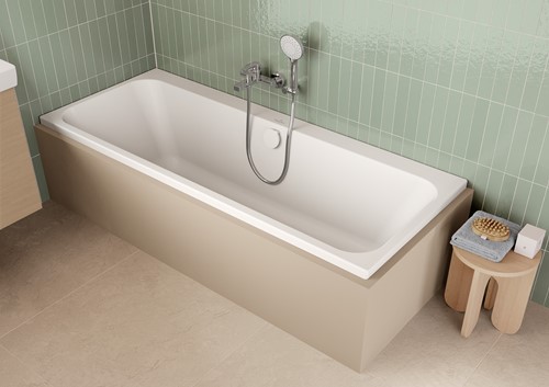 VILLEROY & BOCH ARCHITECTURA EENGREEPS BADKRAAN CHROME TVT10300200061-3