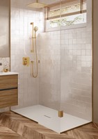 VILLEROY & BOCH UNIVERSAL SHOWERS WANDAANSLUITBOCHT,VOOR WANDMONTAGE HOEKIG BRUSHED GOLD TVC00045700076-2