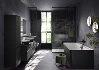 VILLEROY & BOCH LOOP & FRIENDS BADUITLOOP VOOR WANDMONTAGE MATT BLACK TVT106505153K5-3