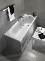 VILLEROY & BOCH O.NOVO ACRYL RECHTHOEKIG LIGBAD 1700X700X450MM WIT ALPIN UBA177CAS2V-01-2