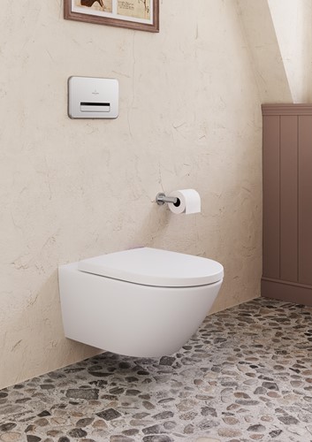 VILLEROY & BOCH ELEMENTS TENDER TOILETROLHOUDER ZONDER DEKSEL 177 X 83 X 54 MM CHROME TVA15101400061-3