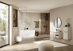VILLEROY & BOCH UNIVERSAL SHOWERS HANDDOUCHESLANG MATT BLACK TVC000034000K5