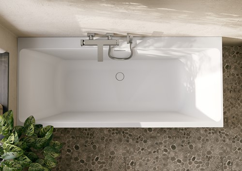 VILLEROY & BOCH SUBWAY 3.0 EENGREEPS BADKRAAN BRUSHED NICKEL MATT TVT11200200064-2